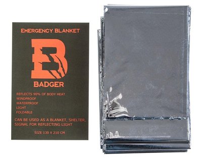 Термоковдра - Фольга NRC Badger Outdoor Emergency Blanket S0012 фото